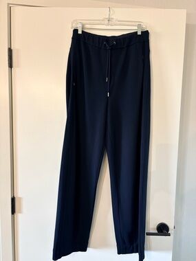 ME+EM Navy Drawstring barrel Track Pants